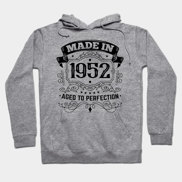 Birthday 1952 Manufactured in 1952 Hoodie by HBfunshirts